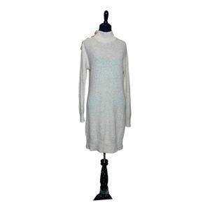 American Eagle cream long sleeves mini sweater dress size Xsmall